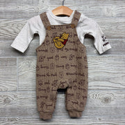 LS Shirt & Overalls Winnie The Pooh 0-3m