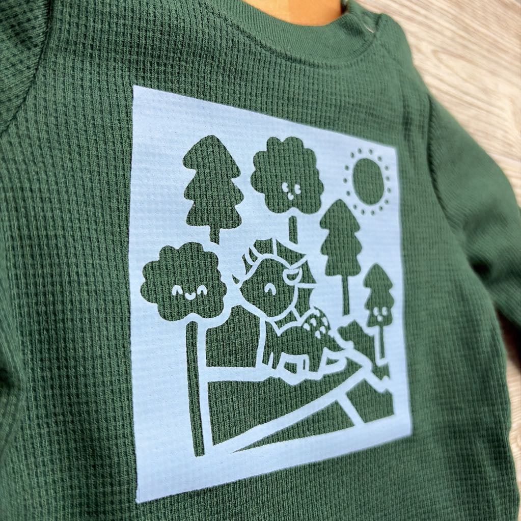 Thermal Bodysuit Trees Dinosaur 0-3M