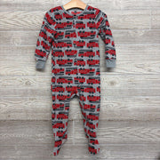 Fleece Pj Fire Trucks 2t