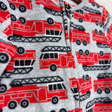 Fleece Pj Fire Trucks 2t