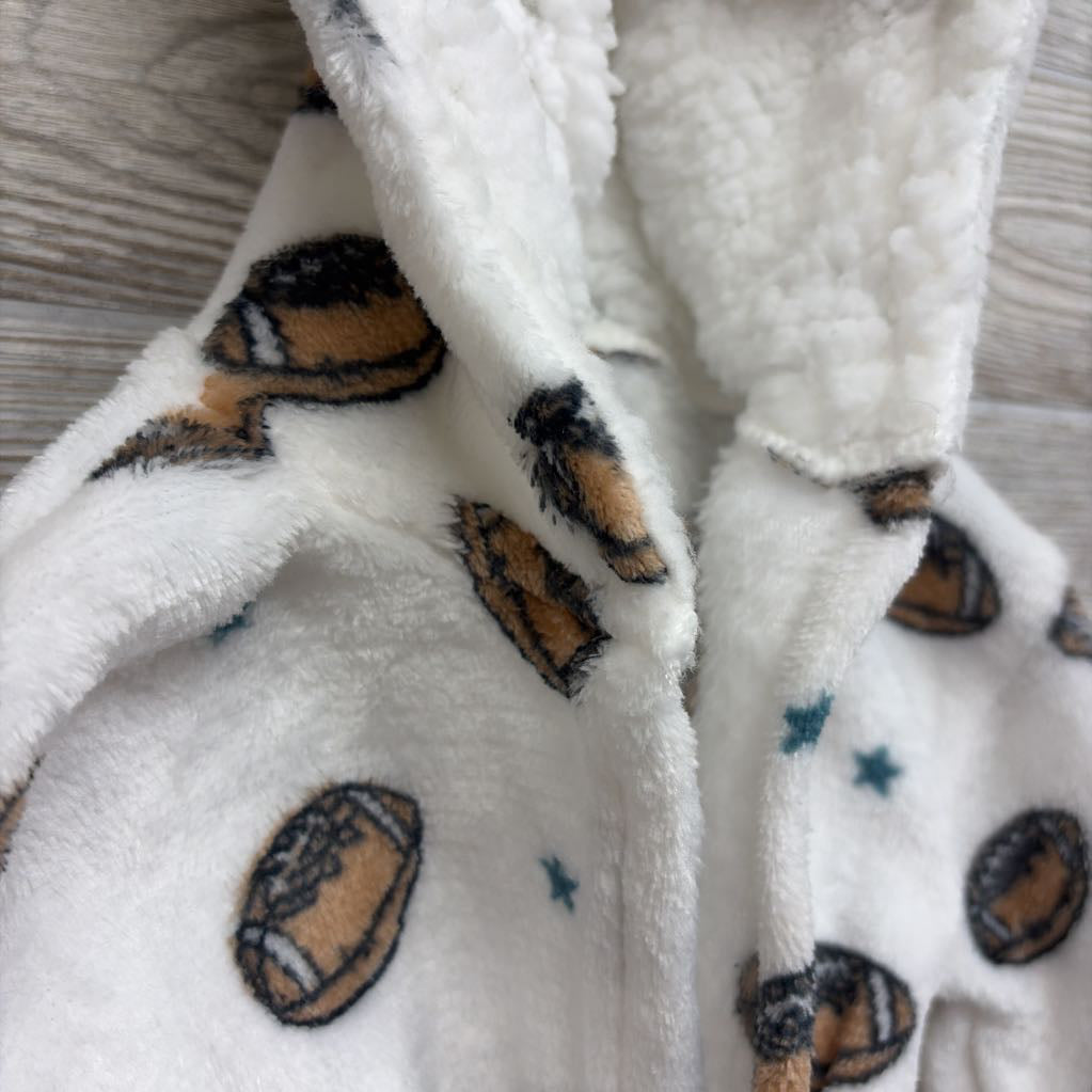 Plush Robe Footballs 0-9M