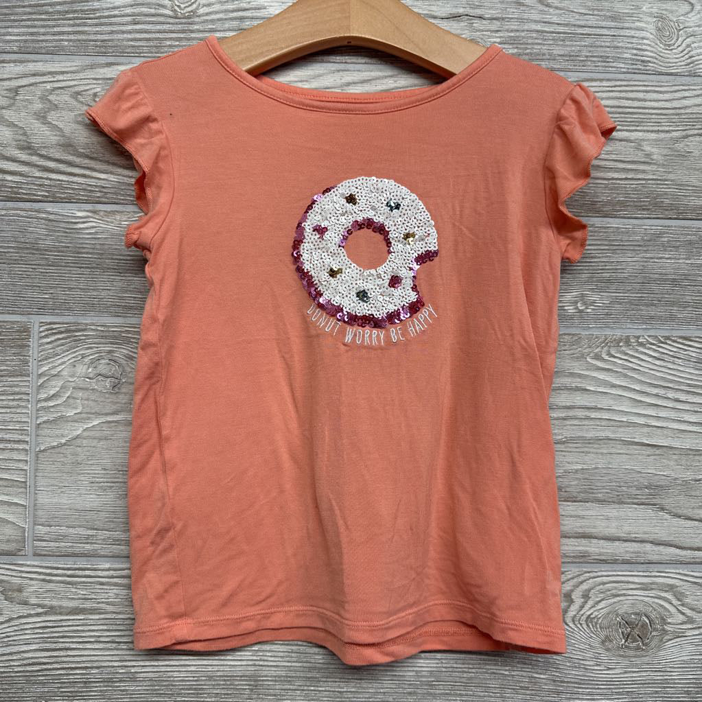 Viscose Ruffle Sleeve Shirt Donut 4-5