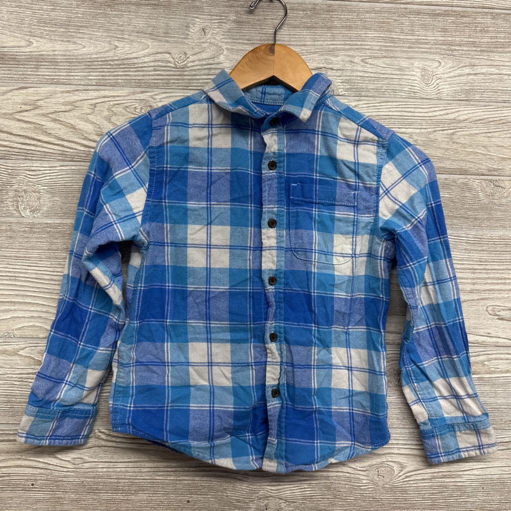 Plaid Button Up Shirt 6-7
