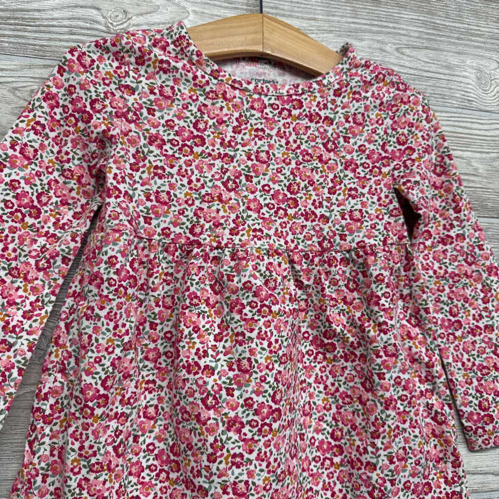 LS Dress Flowers 3t
