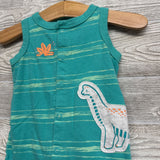 Tank Shorty Romper Dinosaur 3M