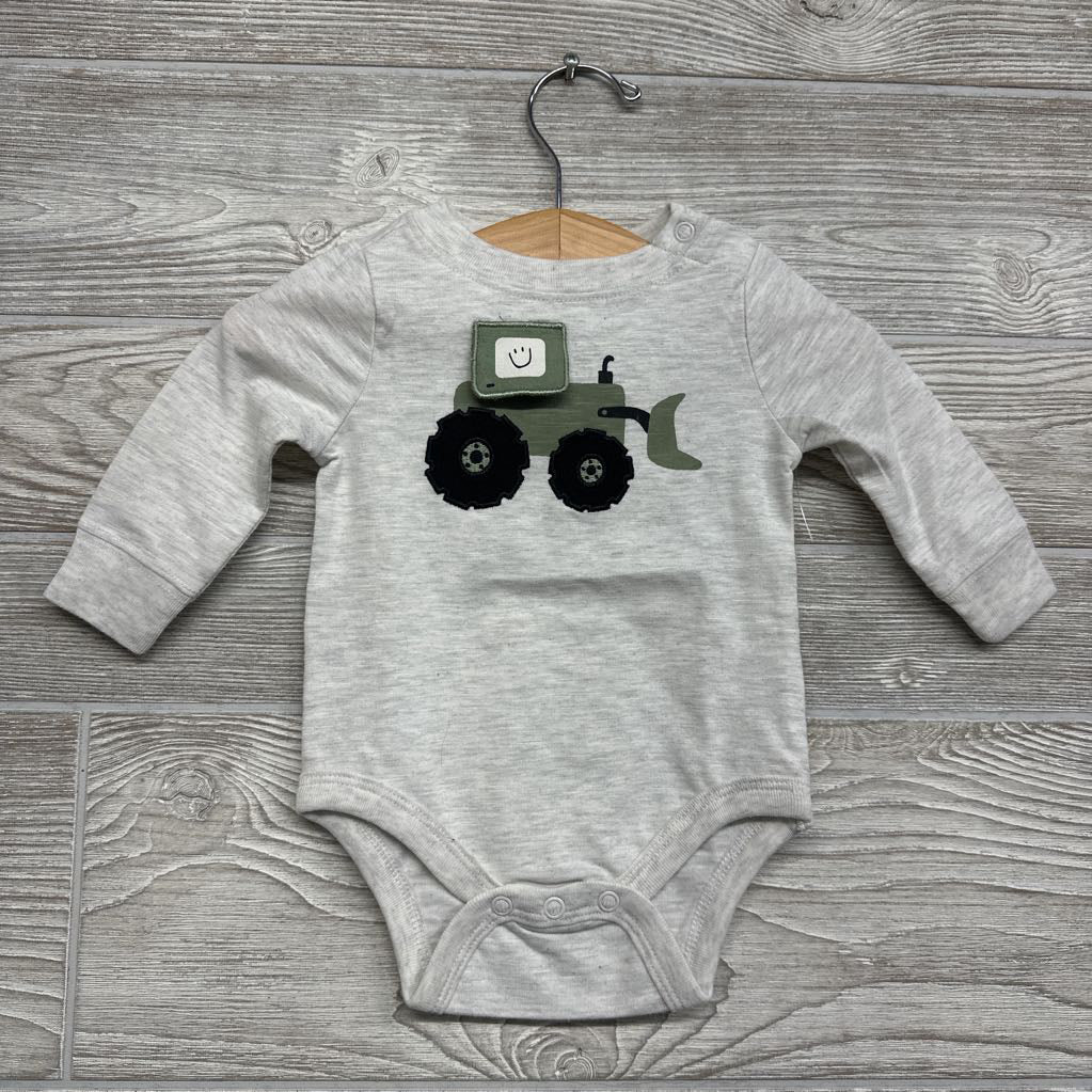 LS Bodysuit Tractor 0-3M