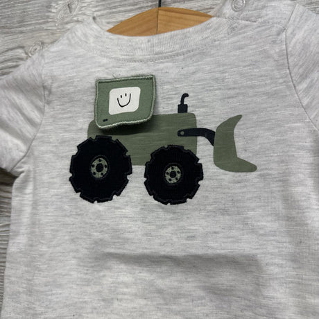 LS Bodysuit Tractor 0-3M