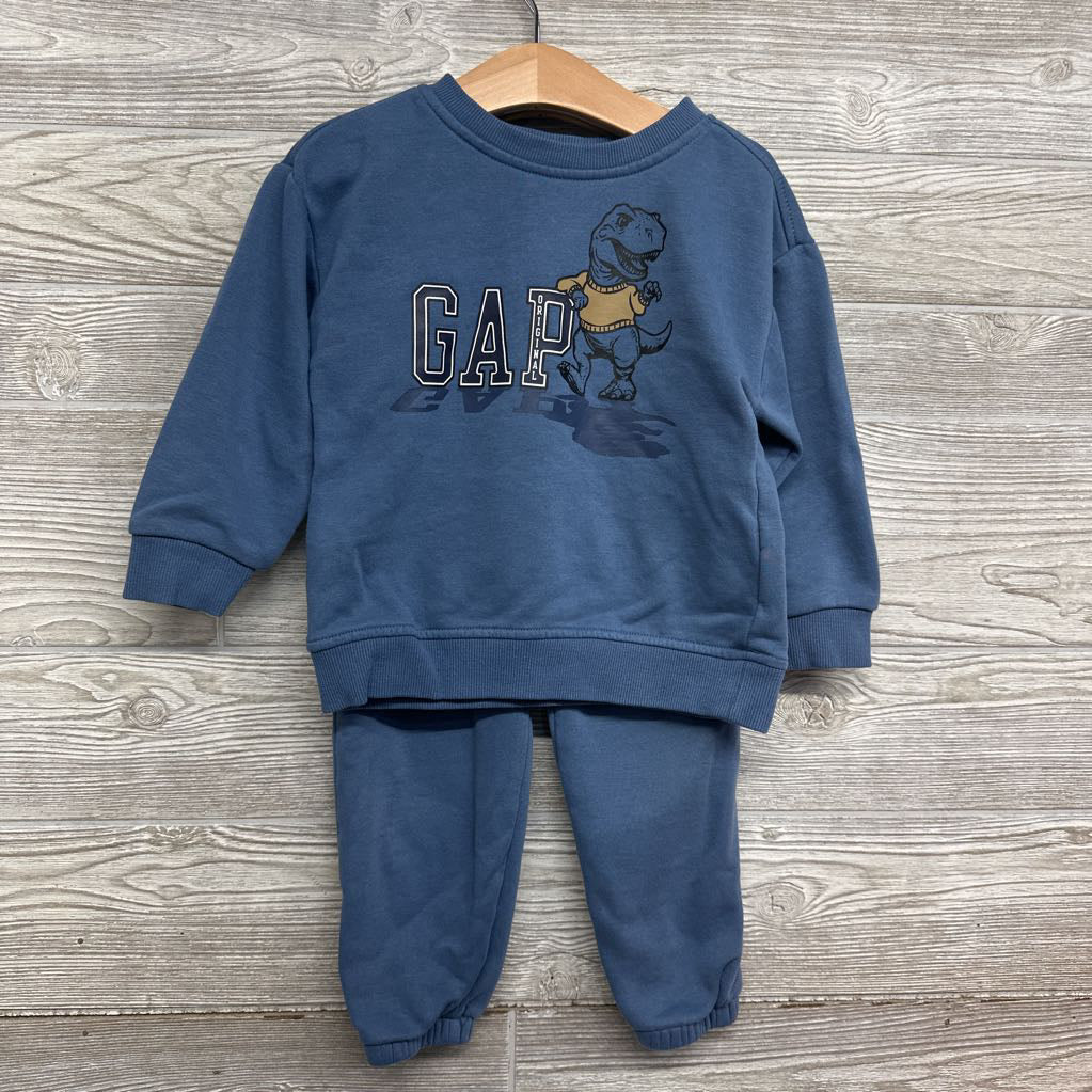 Crewneck Dinosaur & Jogger Sweatpants 3T