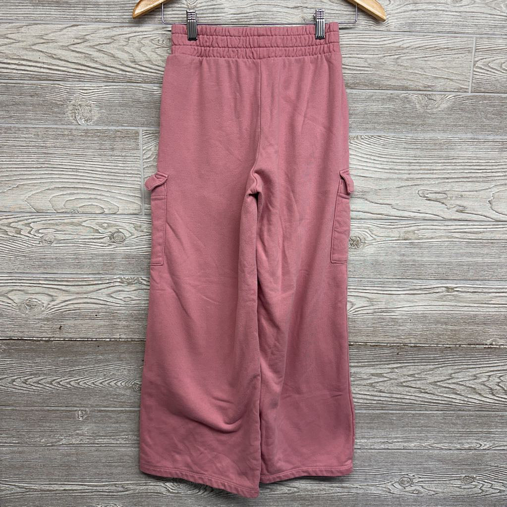 French Terry Wide Leg Cargo Pants 10