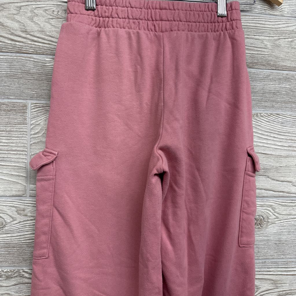 French Terry Wide Leg Cargo Pants 10