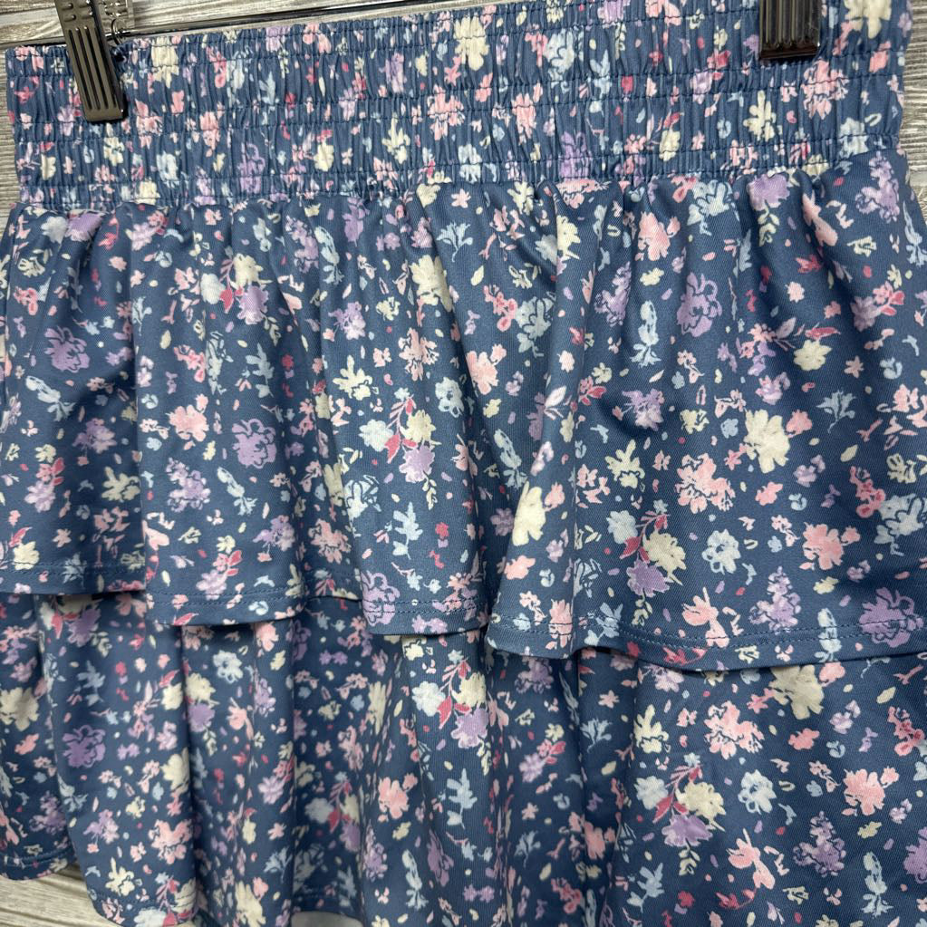 Active Ruffle Skort Flowers 10-12