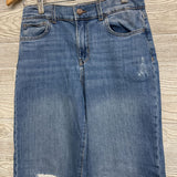Wide Leg Jeans Frayed 12