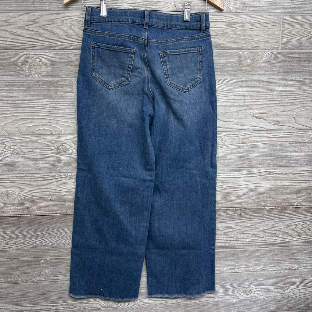 Wide Leg Jeans Frayed 12