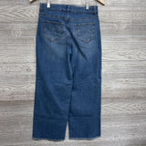Wide Leg Jeans Frayed 12