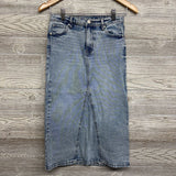 Denim Midi Skirt 10-12