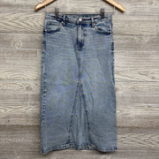 Denim Midi Skirt 10-12