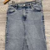 Denim Midi Skirt 10-12