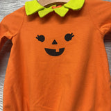 LS Collared Pumpkin Romper & Leggings Stripes 6-9M