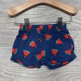 Gauze Button Up Shirt & Shorts Watermelons 0-3M
