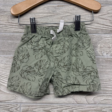 Shirt Happy Little Cutie & Pull On Shorts Leaves 12M