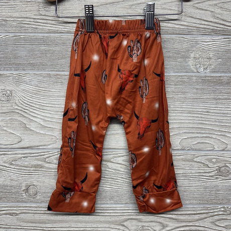 Shirt Stacked Howdy & Harem Pants Cactus Bulls 9-12M