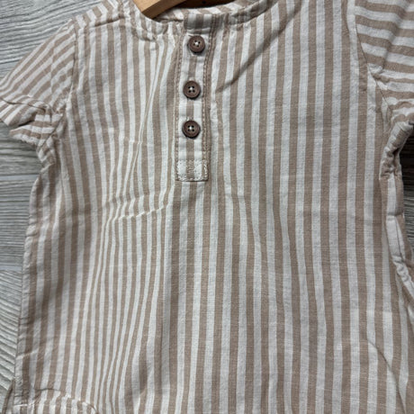 Henley Shirt & Harem Shorts Stripes 12M