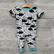 2 Pc PJs Sharks Fish 12M