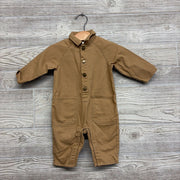 LS Snap Front Coverall 3-6M