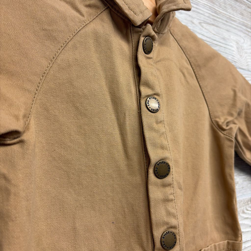 LS Snap Front Coverall 3-6M