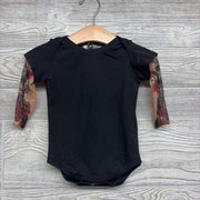 NEW LS Skulls & Roses Tattoo Bodysuit 6-12M
