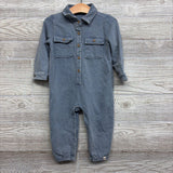 LS Weathered French Terry Coverall 12M