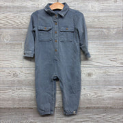 LS Weathered French Terry Coverall 12M