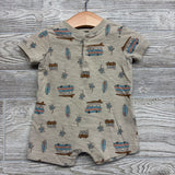 Henley Shorty Romper Vans Surf Boards 3M