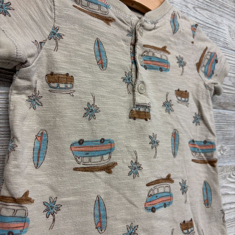 Henley Shorty Romper Vans Surf Boards 3M