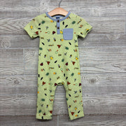 Waffle Knit Henley Outfit Insects 12-18M