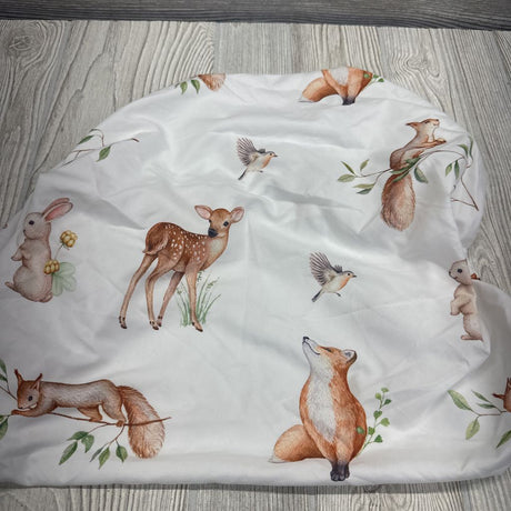 Bassinet Sheet Squirrels Deer Fox