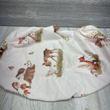 Bassinet Sheet Squirrels Deer Fox