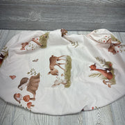 Bassinet Sheet Squirrels Deer Fox
