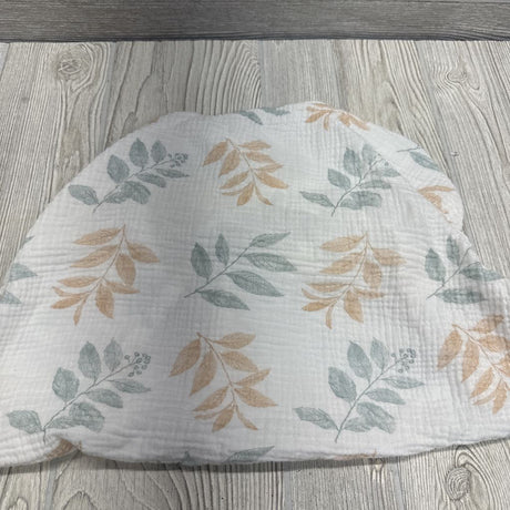 Muslin Bassinet Sheet Leaves Flowers