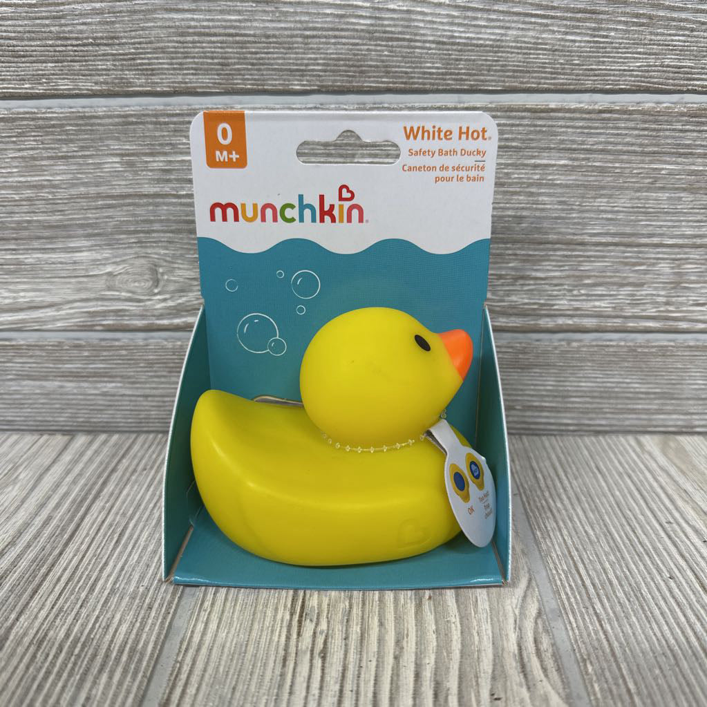 NEW White Hot Safety Bath Duck
