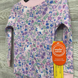 NEW 2 Pc Pj Flowers & Unicorns 3t