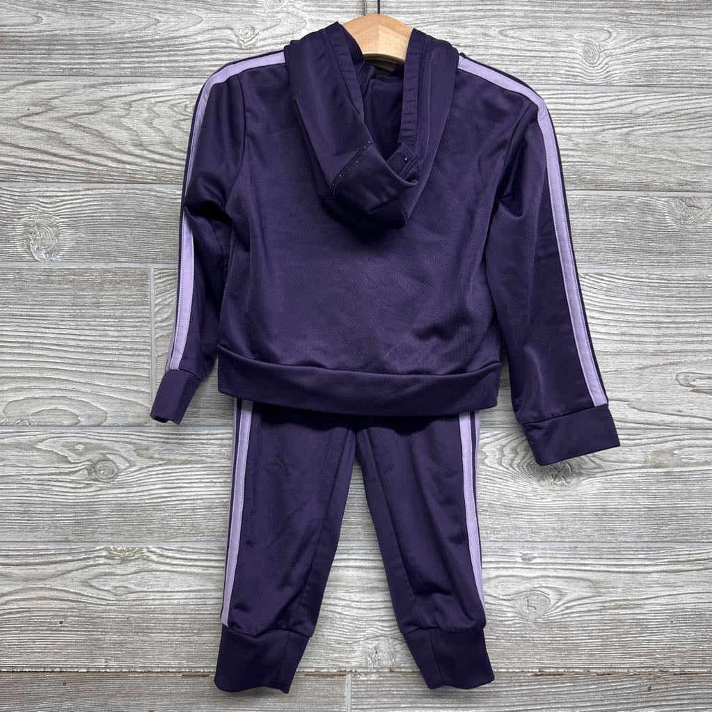 Full Zip Active Hoodie & Joggers 3 Stripes 3T