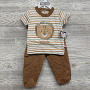 NEW Shirt Stripes Wild But Cute & French Terry Cargo Joggers 12M