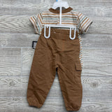 NEW Shirt Stripes Wild But Cute & French Terry Cargo Joggers 12M