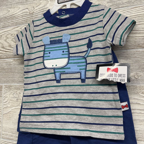 NEW Shirt Stripes Zebra & French Terry Joggers 12M