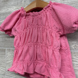 Ribbed Puff Sleeve Shirt & Shorts 24M