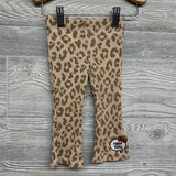 LS Ribbed Shirt & Flare Pants Animal Print 12M