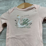 LS Bodysuit So Loved & Leggings Swans 3M