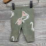 LS Bodysuit So Loved & Leggings Swans 3M