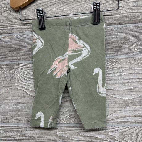 LS Bodysuit So Loved & Leggings Swans 3M